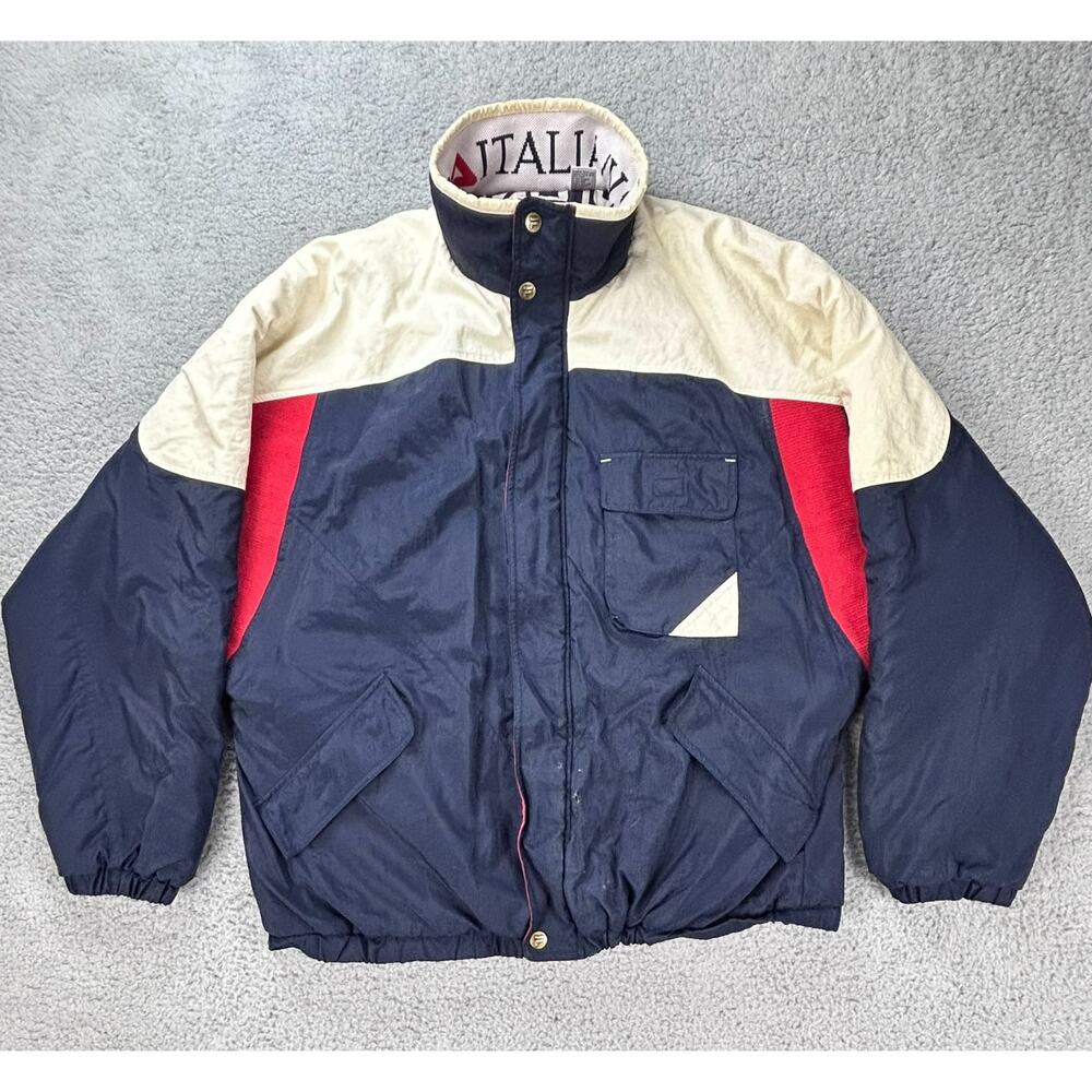 Vintage FILA Italia USA jacket Ski Patrol Style 2XL Jacket 1990s Read Descript